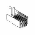 Molex Board Connector, 70 Contact(S), 6 Row(S), Male, Straight, 0.079 Inch Pitch, Press Fit Terminal,  740581001